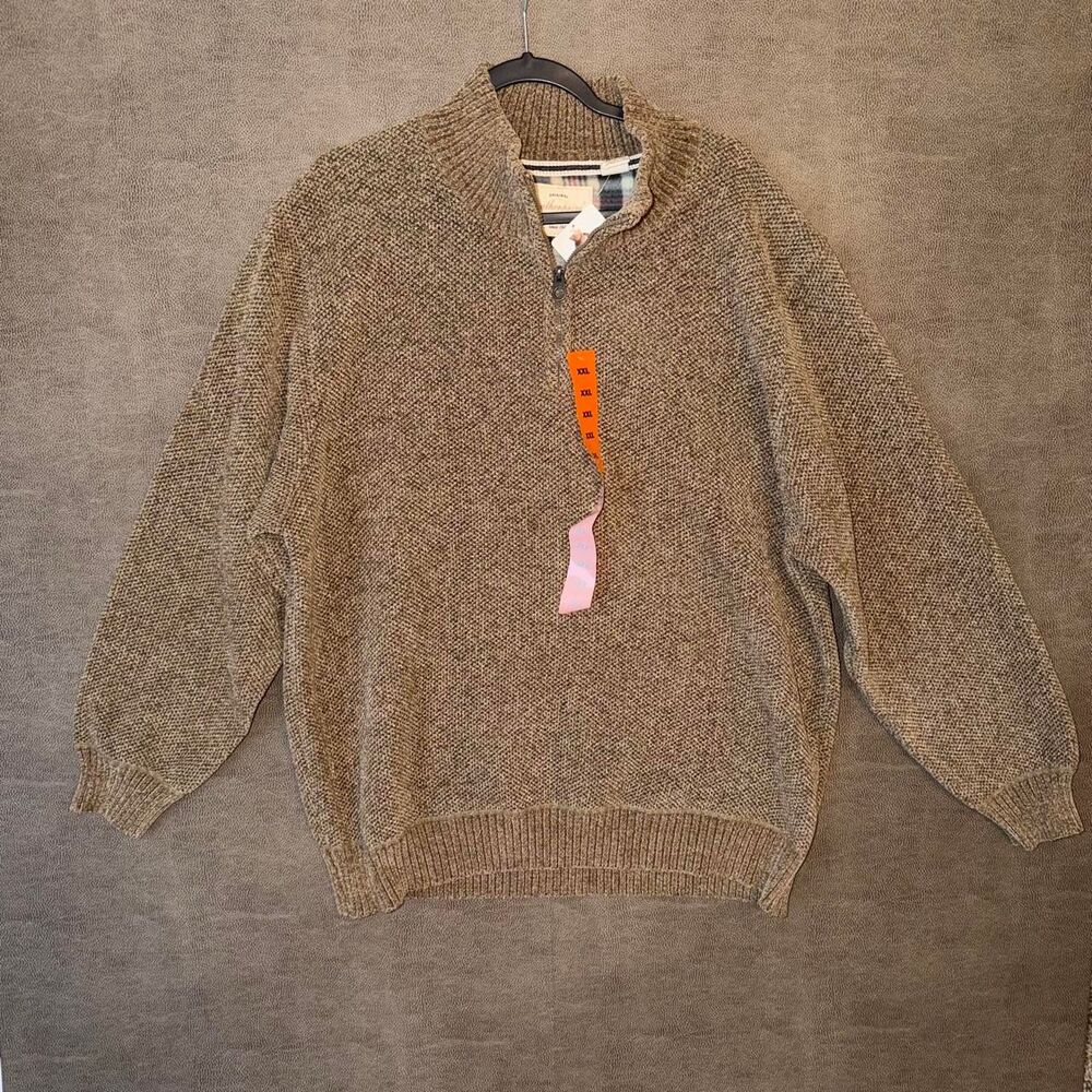 Weatherproof Fleece-Lined Quarter-Zip Sweater